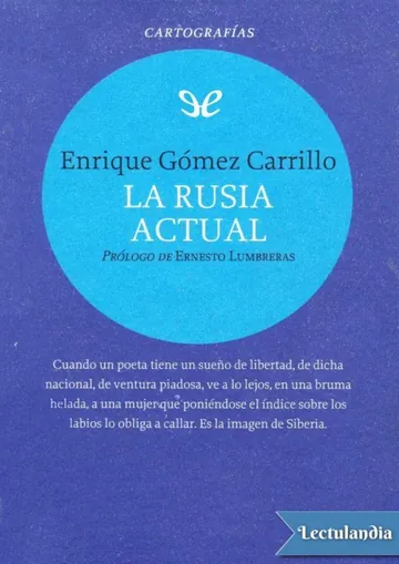 La Rusia actual de Enrique Gómez Carrillo, portada del libro