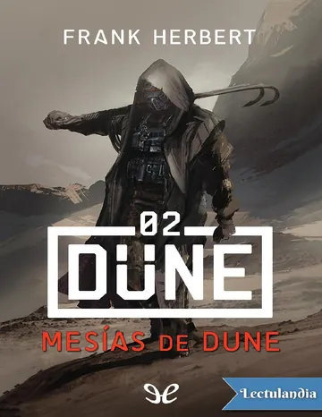Mesias de Dune de Frank Herbert, portada del libro