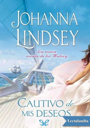 Cautivo de mis deseos de Johanna Lindsey, portada del libro