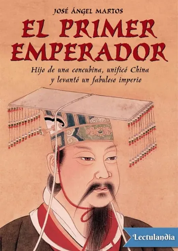 El primer emperador de José Ángel Martos, portada del libro