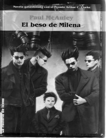 El beso de Milena de Paul McAuley, portada del libro