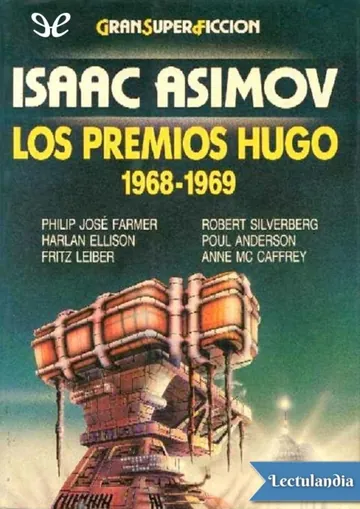 Los premios Hugo 1968-1969 de Isaac Asimov, portada del libro