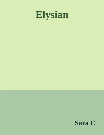 Elysian de Sara C, portada del libro