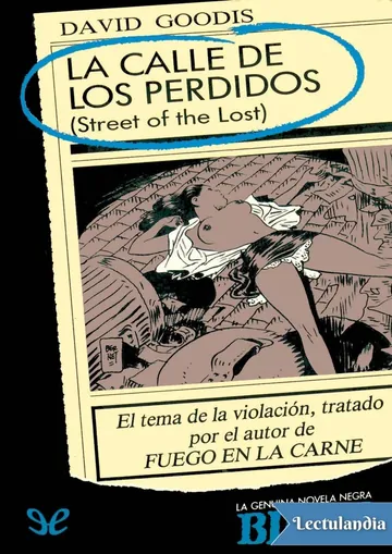 La calle de los perdidos de David Goodis, portada del libro