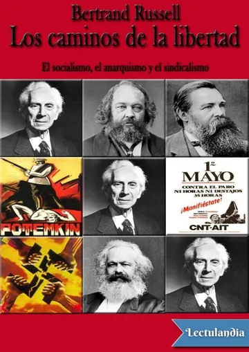 Los caminos de la libertad: el socialismo, el anarquismo y el sindicalismo de Bertrand Russell, portada del libro