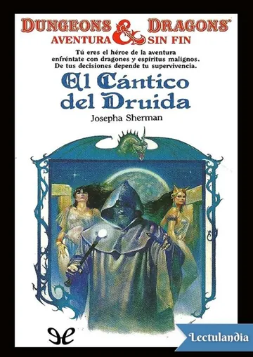 El cántico del druida de Josepha Sherman, portada del libro