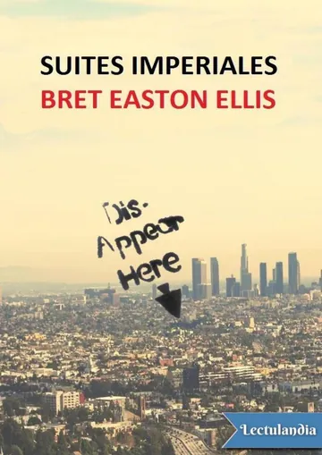 Suites imperiales de Bret Easton Ellis, portada del libro