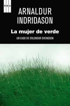 La mujer de verde de Arnaldur Indridason, portada del libro