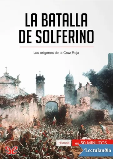 La batalla de Solferino de Camille David, portada del libro