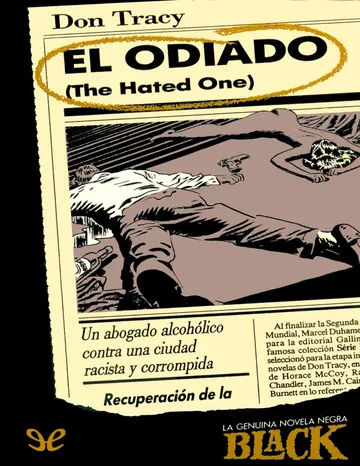 El odiado de Don Tracy, portada del libro