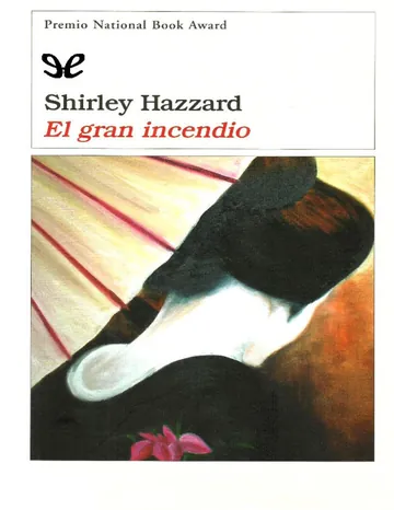 El gran incendio de Shirley Hazzard, portada del libro
