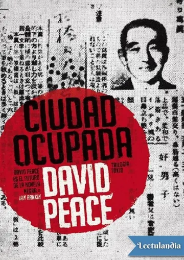 Ciudad ocupada de David Peace, portada del libro