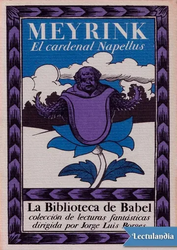 El cardenal Napellus de Gustav Meyrink, portada del libro