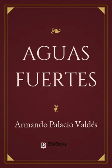 Aguas fuertes de Armando Palacio Valdés, portada del libro