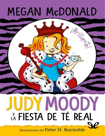 Judy Moody y la fiesta de té real de Megan McDonald, portada del libro