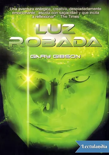 Luz robada de Gary Gibson, portada del libro