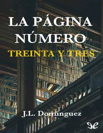 La página número treinta y tres de Juan Luis Domínguez, portada del libro