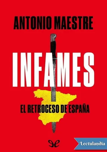 Infames de Antonio Maestre, portada del libro