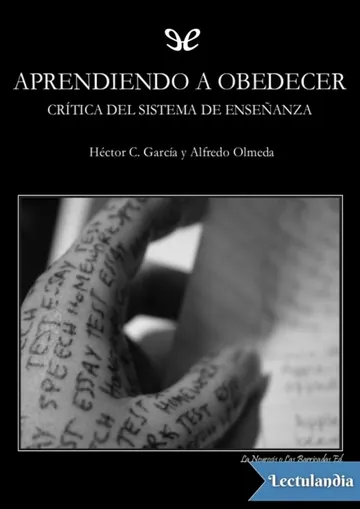 Aprendiendo a obedecer de Alfredo Olmeda, portada del libro