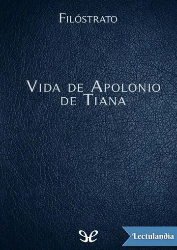 Vida de Apolonio de Tiana de Filóstrato, portada del libro