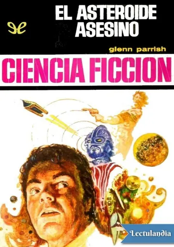 El asteroide asesino de Glenn Parrish, portada del libro