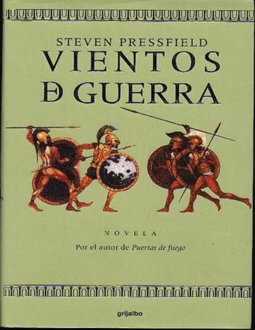 Vientos de guerra de Steven Pressfield, portada del libro