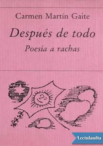 Después de todo de Carmen Martín Gaite, portada del libro