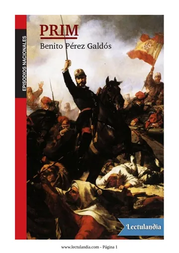 Prim de Benito Pérez Galdós, portada del libro