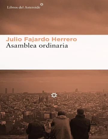 Asamblea ordinaria de Julio Fajardo Herrero, portada del libro