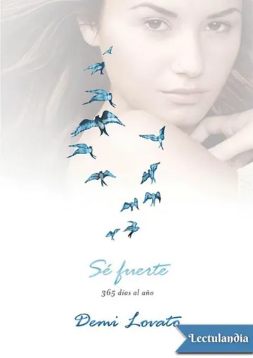 Sé fuerte de Demi Lovato, portada del libro