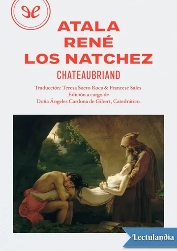 Atala, René, Los Nátchez de François-René de Chateaubriand, portada del libro
