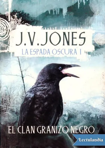 El clan Granizo Negro de J. V. Jones, portada del libro