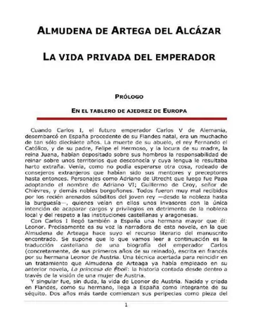 La vida privada del emperador de Almudena de Arteaga, portada del libro