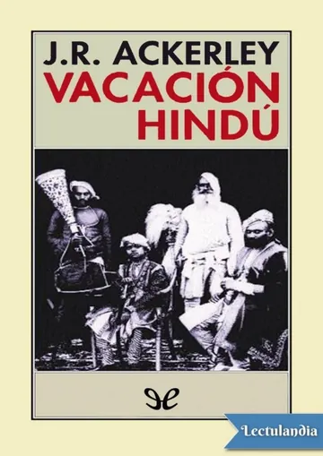 Vacación Hindú de Joseph Randolph Ackerley, portada del libro