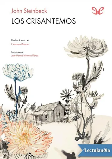Los crisantemos de John Steinbeck, portada del libro