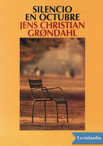 Silencio en octubre de Jens Christian Grøndahl, portada del libro