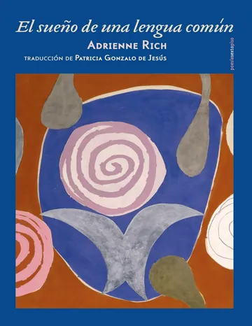 El sueño de una lengua común de Adrienne Rich, portada del libro