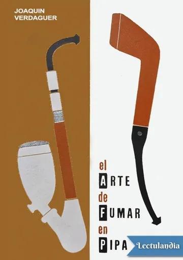 El arte de fumar en pipa de Joaquín Verdaguer, portada del libro