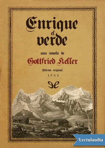 Enrique el Verde de Gottfried Keller, portada del libro