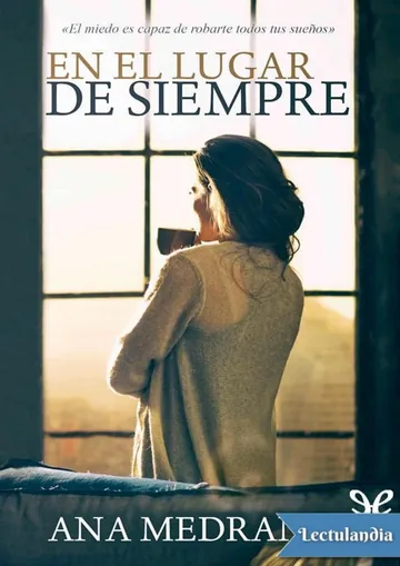 En el lugar de siempre de Ana Medrano, portada del libro
