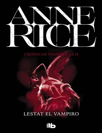 Lestat el vampiro (Cronicas Vampiri de Anne Rice, portada del libro