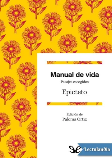 Manual de vida de Epicteto, portada del libro