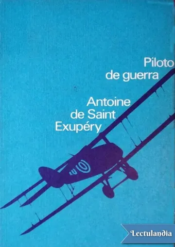 Piloto de guerra de Antoine de Saint-Exupéry, portada del libro