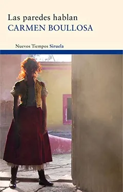 Las paredes hablan de Carmen Boullosa, portada del libro