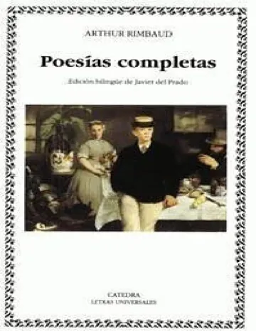 Poesias Completas de Arthur Rimbaud, portada del libro