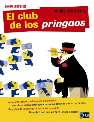 El club de los pringaos de Daniel Montero, portada del libro