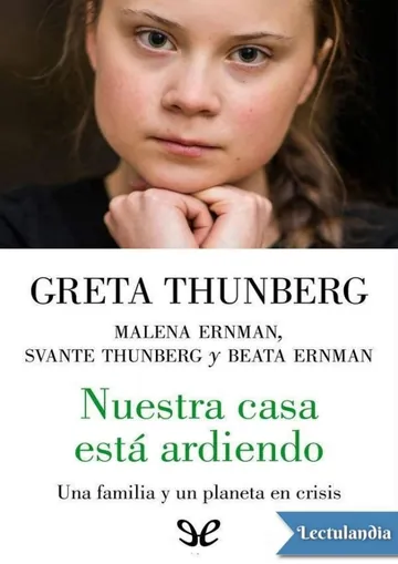 Nuestra casa está ardiendo de AA. VV., portada del libro