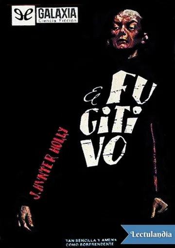 El fugitivo de J. Hunter Holly, portada del libro