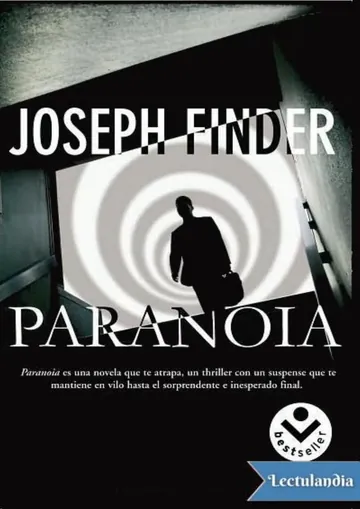 Paranoia de Joseph Finder, portada del libro