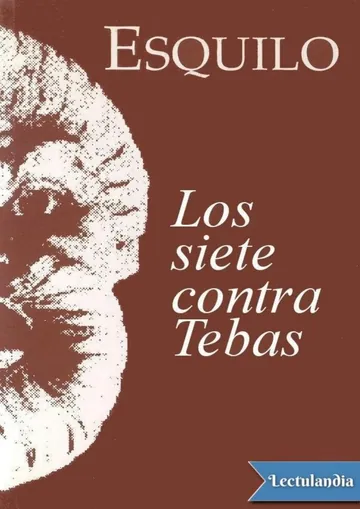 Los siete contra Tebas de Esquilo, portada del libro